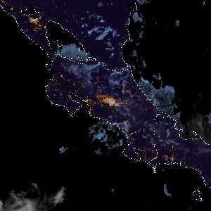 météo tropicale : Image satellite .