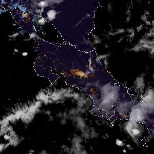 météo tropicale : Image satellite .