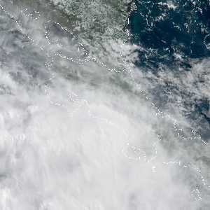 météo tropicale : Image satellite .