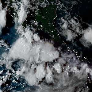 météo tropicale : Image satellite .