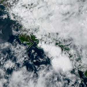 météo tropicale : Image satellite .