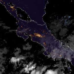 météo tropicale : Image satellite .