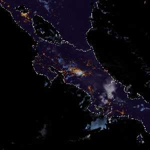météo tropicale : Image satellite .