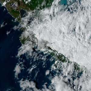météo tropicale : Image satellite .