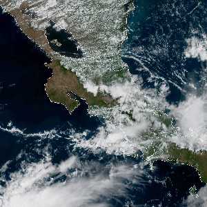 météo tropicale : Image satellite .