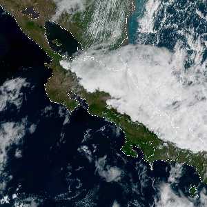 météo tropicale : Image satellite .