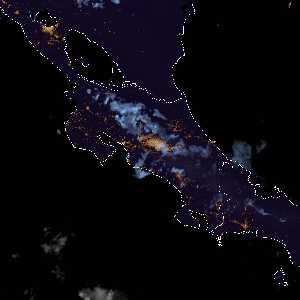 météo tropicale : Image satellite .