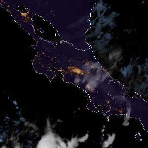 météo tropicale : Image satellite .