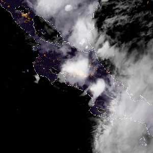 météo tropicale : Image satellite .
