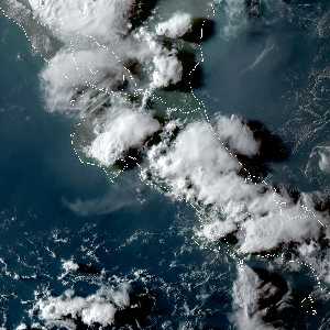 météo tropicale : Image satellite .