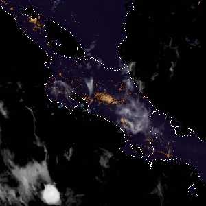 météo tropicale : Image satellite .