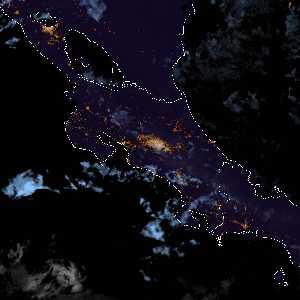 météo tropicale : Image satellite .