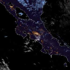 météo tropicale : Image satellite .