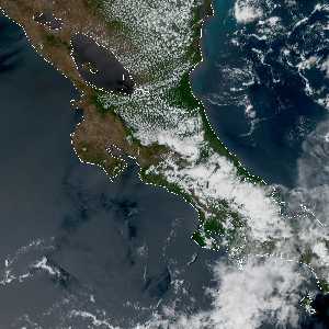 météo tropicale : Image satellite .