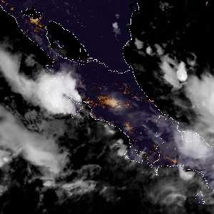 météo tropicale : Image satellite .