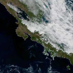 météo tropicale : Image satellite .