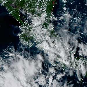 météo tropicale : Image satellite .