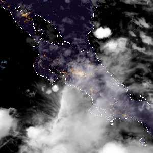 météo tropicale : Image satellite .