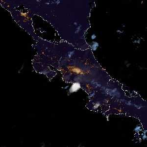 météo tropicale : Image satellite .