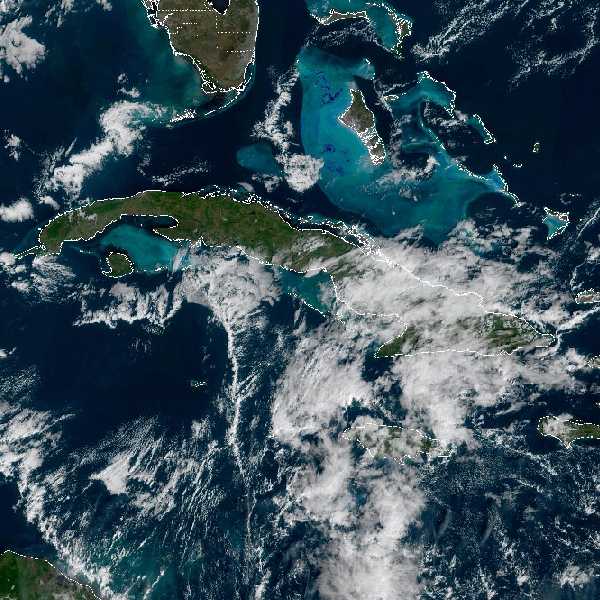 météo tropicale : Image satellite .