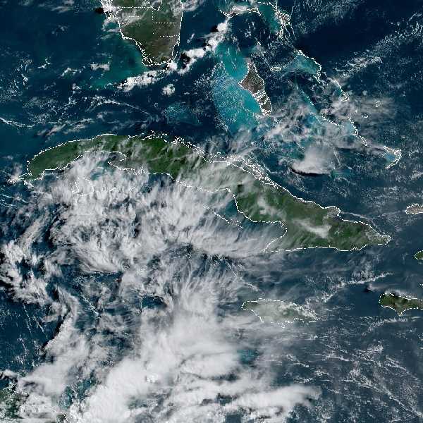 météo tropicale : Image satellite .