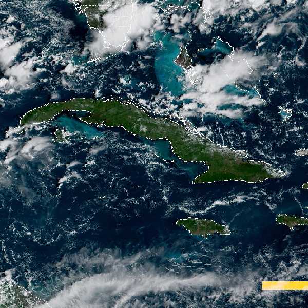 météo tropicale : Image satellite .