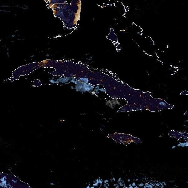 météo tropicale : Image satellite .