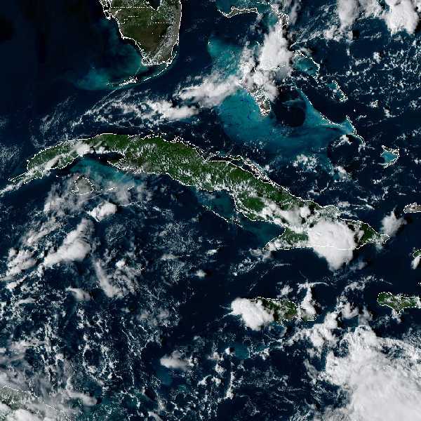 météo tropicale : Image satellite .