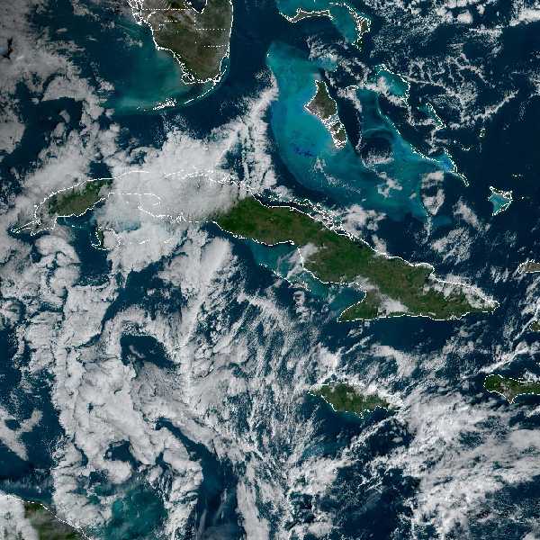 météo tropicale : Image satellite .