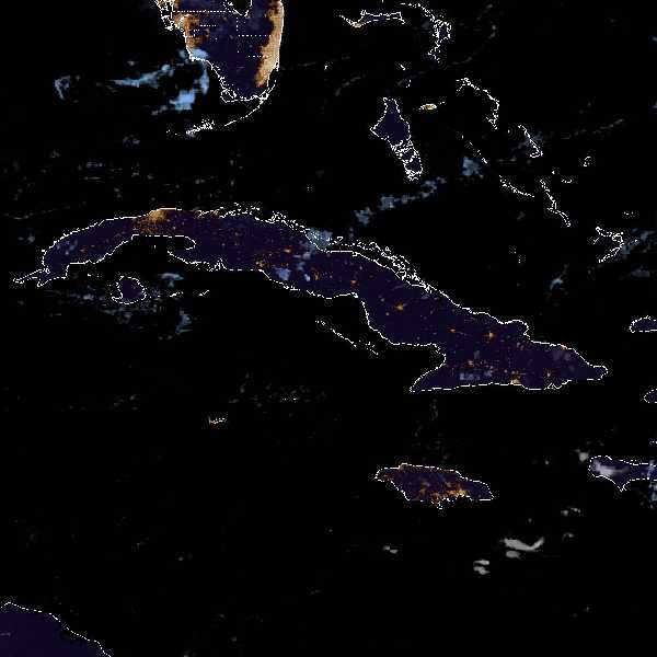 météo tropicale : Image satellite .