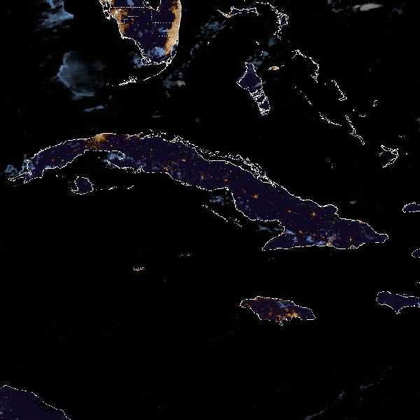 météo tropicale : Image satellite .