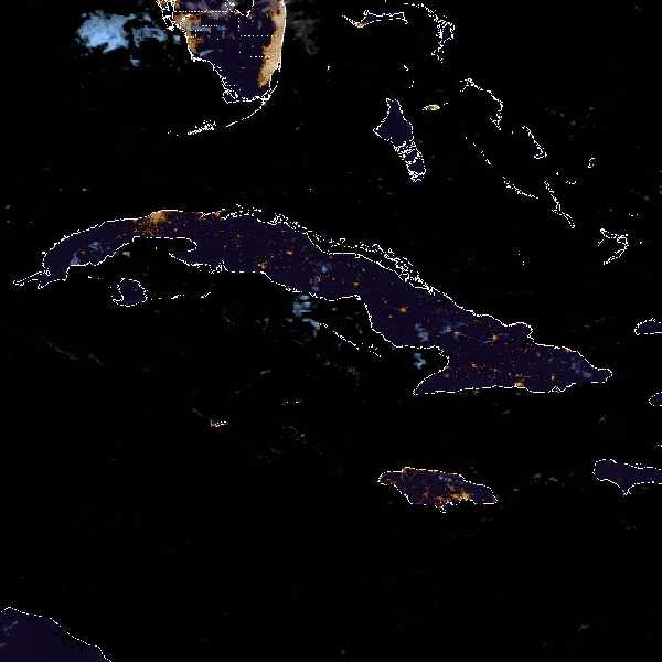 météo tropicale : Image satellite .