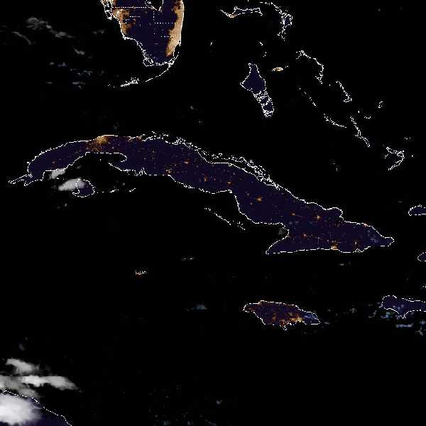 météo tropicale : Image satellite .