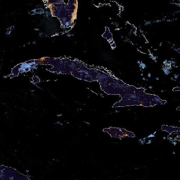 météo tropicale : Image satellite .