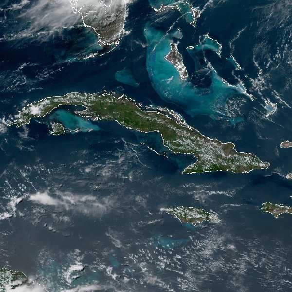 météo tropicale : Image satellite .