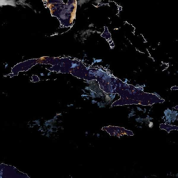 météo tropicale : Image satellite .