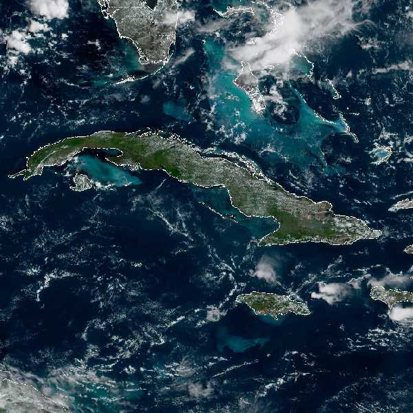 météo tropicale : Image satellite .