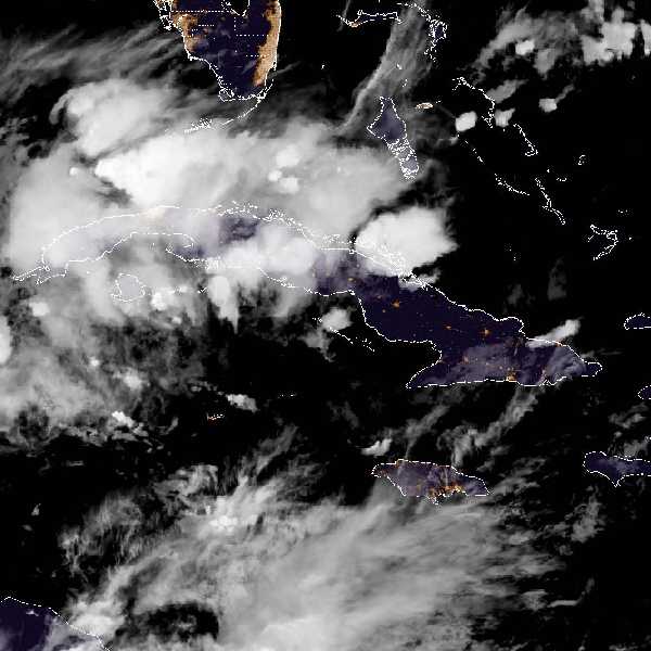 météo tropicale : Image satellite .