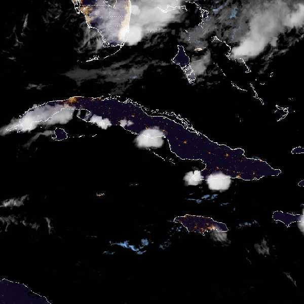 météo tropicale : Image satellite .