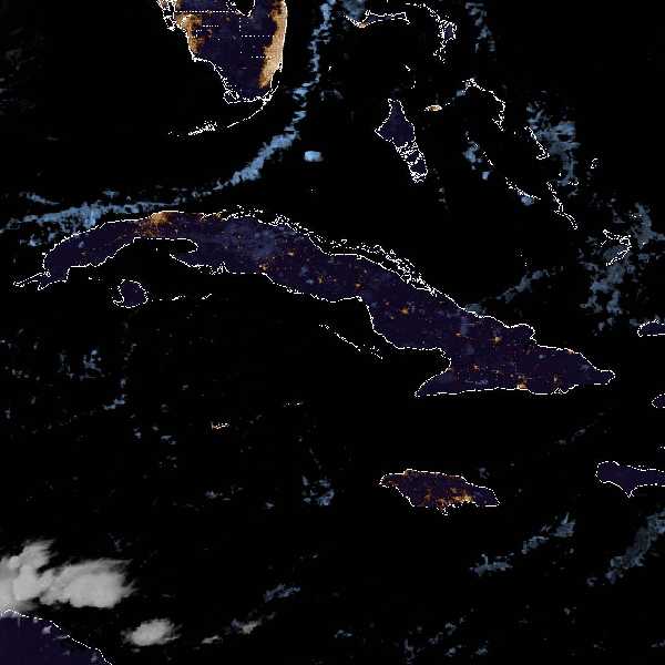 météo tropicale : Image satellite .