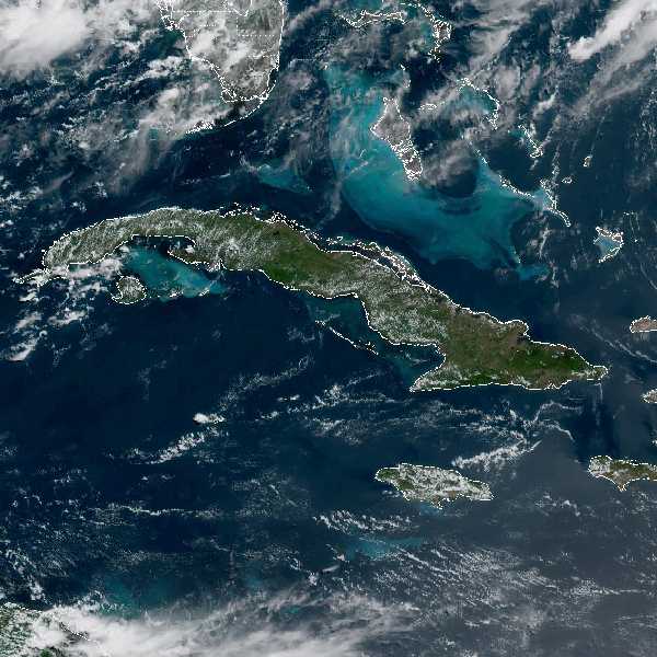 météo tropicale : Image satellite .