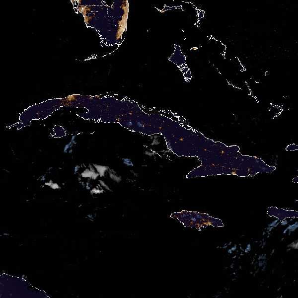 météo tropicale : Image satellite .