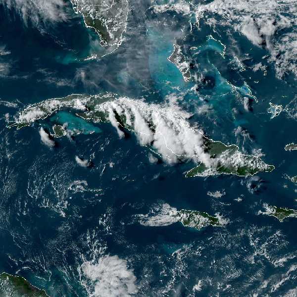 météo tropicale : Image satellite .