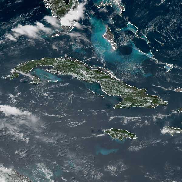 météo tropicale : Image satellite .