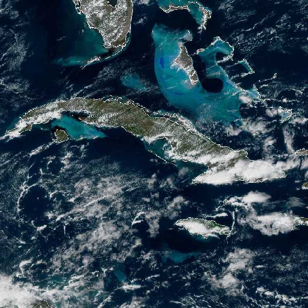 météo tropicale : Image satellite .