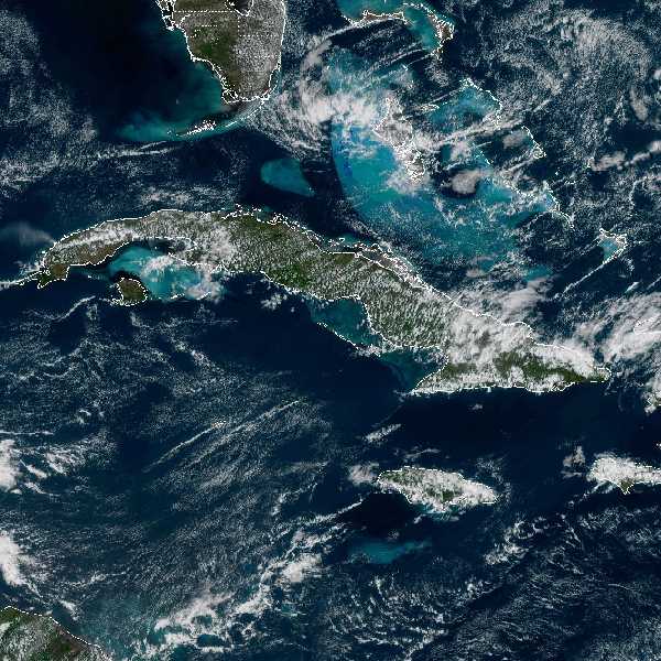 météo tropicale : Image satellite .