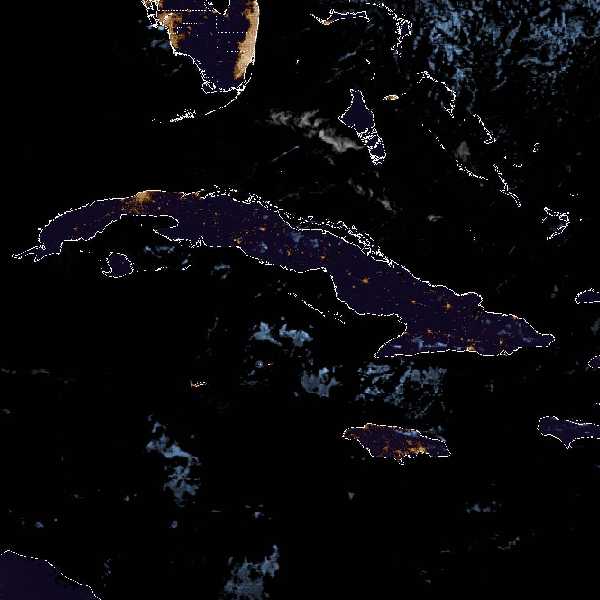 météo tropicale : Image satellite .