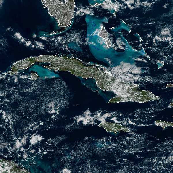 météo tropicale : Image satellite .