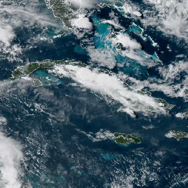météo tropicale : Image satellite .