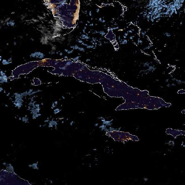 météo tropicale : Image satellite .